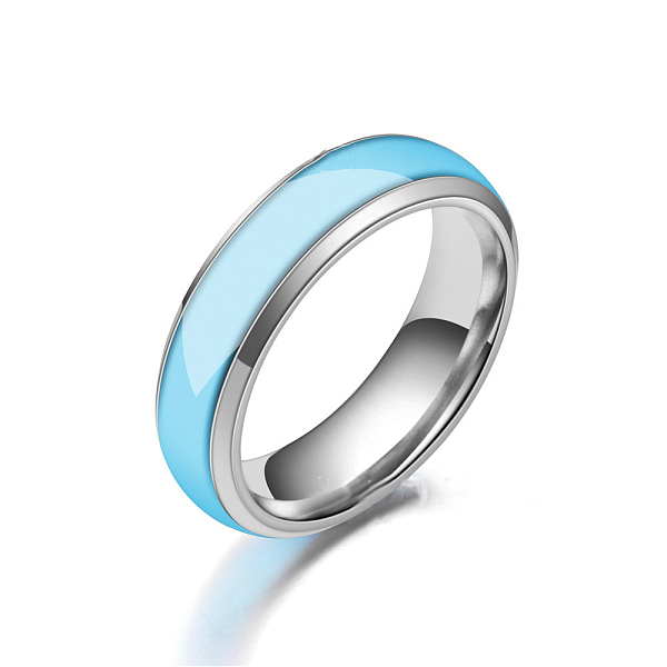 PandaHall Luminous 304 Stainless Steel Flat Plain Band Finger Ring, Glow In The Dark Jewelry for Men Women, Light Sky Blue, US Size 8...
PandaHall Luminous 304 Stainless Steel Flat Plain Band Finger Ring, Glow In The Dark Jewelry for Men Women, Light Sky Blue, US Size 8...