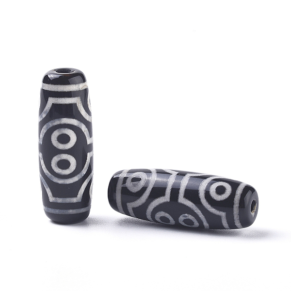 PandaHall Tibetan Style 8-Eye dZi Beads, Natural Agate, Dyed & Heated, Rice, 29.5~31x10~12mm, Hole: 1.5~2.8mm Tibetan Agate Rice
PandaHall Tibetan Style 8-Eye dZi Beads, Natural Agate, Dyed & Heated, Rice, 29.5~31x10~12mm, Hole: 1.5~2.8mm Tibetan Agate Rice