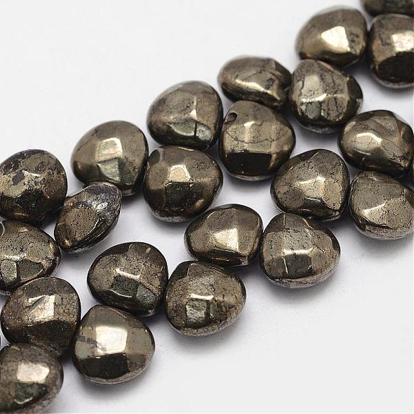 PandaHall Natural Pyrite Beads Strands, Top Drilled Beads, Faceted, Teardrop, 9~10x9~10x5~6mm, Hole: 1mm, about 30~32pcs/strand, 6.2 inch...
PandaHall Natural Pyrite Beads Strands, Top Drilled Beads, Faceted, Teardrop, 9~10x9~10x5~6mm, Hole: 1mm, about 30~32pcs/strand, 6.2 inch...