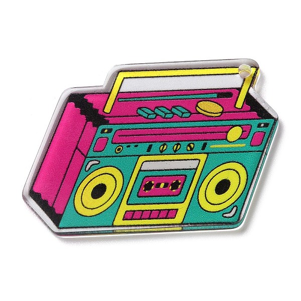 PandaHall Transparent Radio Acrylic Pendants, Medium Aquamarine, 30x36x2.5mm, Hole: 1.8mm Acrylic Others
PandaHall Transparent Radio Acrylic Pendants, Medium Aquamarine, 30x36x2.5mm, Hole: 1.8mm Acrylic Others