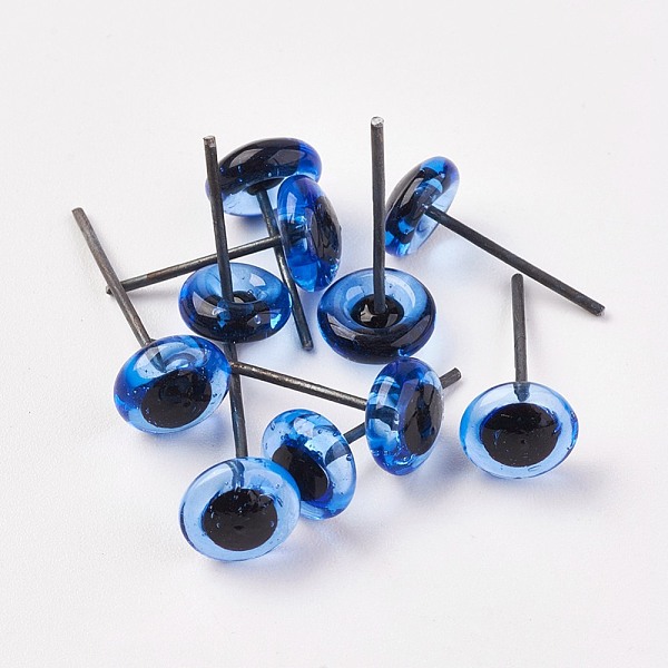 PandaHall Craft Glass Doll Eyes, with Iron Pin, for Needle Felting Dolls, Amigurumi dolls, Polymer Clay Projects, The Pins Vary in Length...
PandaHall Craft Glass Doll Eyes, with Iron Pin, for Needle Felting Dolls, Amigurumi dolls, Polymer Clay Projects, The Pins Vary in Length...