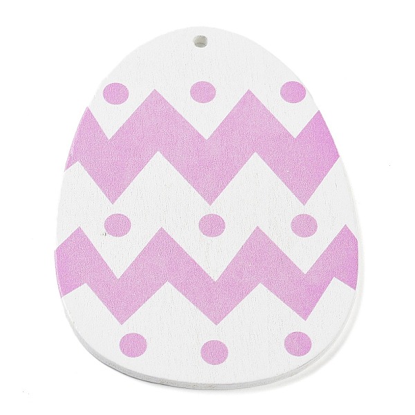 PandaHall Easter Theme Single Face Printed Wood Pendants, Easter Charms, Egg, 79.5x59x2.5mm, Hole: 3mm Wood Egg Purple
PandaHall Easter Theme Single Face Printed Wood Pendants, Easter Charms, Egg, 79.5x59x2.5mm, Hole: 3mm Wood Egg Purple