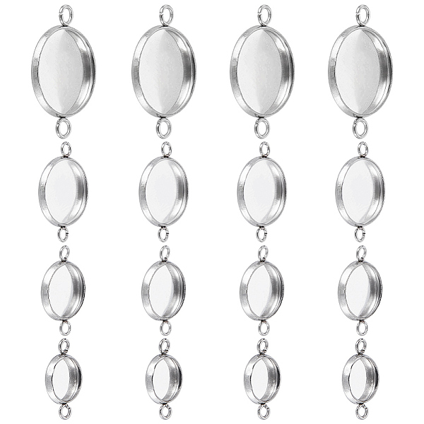 PandaHall CREATCABIN 80Pcs 4 Styles 304 Stainless Steel Cabochon Connector Settings, Plain Edge Bezel Cups, Flat Round, Stainless Steel...
PandaHall CREATCABIN 80Pcs 4 Styles 304 Stainless Steel Cabochon Connector Settings, Plain Edge Bezel Cups, Flat Round, Stainless Steel...