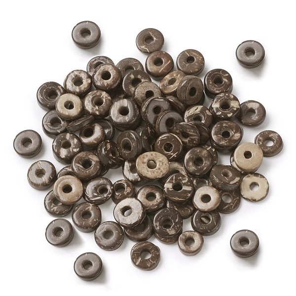 PandaHall Coconut Beads, Dyed, Donut, Coconut Brown, 9x2~5mm, Hole: 2mm, about 100pcs/bag Coconut Donut Brown
PandaHall Coconut Beads, Dyed, Donut, Coconut Brown, 9x2~5mm, Hole: 2mm, about 100pcs/bag Coconut Donut Brown