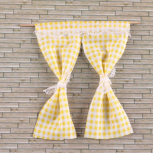 PandaHall Cloth Miniature Ornaments, Micro Landscape Home Dollhouse Accessories, Pretending Prop Decorations, Tartan Curtain, Yellow...
PandaHall Cloth Miniature Ornaments, Micro Landscape Home Dollhouse Accessories, Pretending Prop Decorations, Tartan Curtain, Yellow...