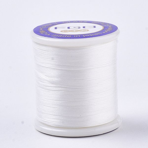 PandaHall Nylon 66 Coated Beading Threads for Seed Beads, White, 0.1mm, about 54.68 yards(50m)/roll Nylon White
PandaHall Nylon 66 Coated Beading Threads for Seed Beads, White, 0.1mm, about 54.68 yards(50m)/roll Nylon White