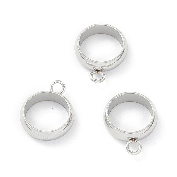 PandaHall 201 Stainless Steel Tube Bails, Loop Bails, Ring Bail Beads, Stainless Steel Color, 13x10x3mm, Hole: 1.8mm 201 Stainless Steel...
PandaHall 201 Stainless Steel Tube Bails, Loop Bails, Ring Bail Beads, Stainless Steel Color, 13x10x3mm, Hole: 1.8mm 201 Stainless Steel...