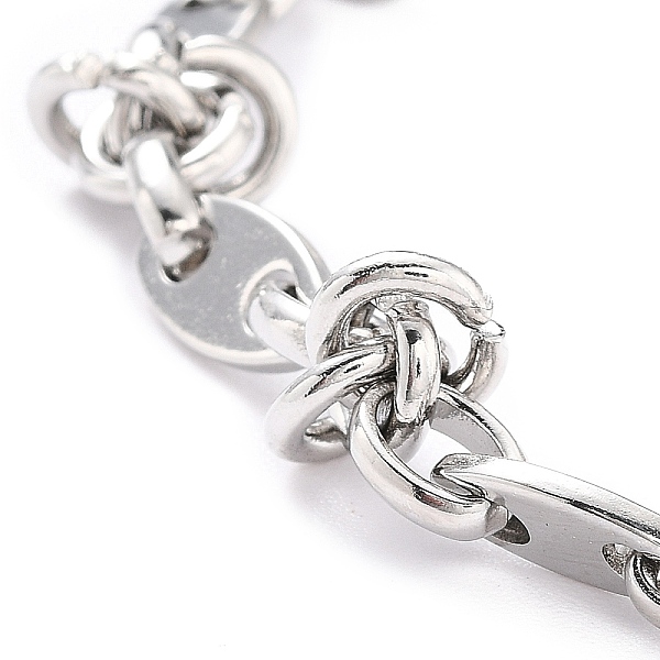 PandaHall 304 Stainless Steel Coffee Bean Chains, Unwelded, Stainless Steel Color, 5mm 304 Stainless Steel
PandaHall 304 Stainless Steel Coffee Bean Chains, Unwelded, Stainless Steel Color, 5mm 304 Stainless Steel