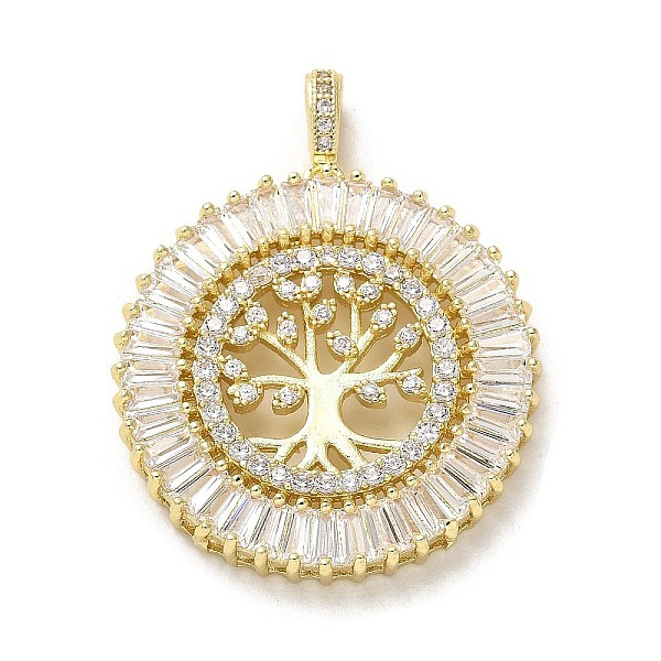 PandaHall Brass Micro Pave Cubic Zirconia Pendants, Long-Lasting Plated, Flat Round with Tree, Golden, 30.5x29.5x5mm, Hole: 4.5x2.4mm..., Clear
PandaHall Brass Micro Pave Cubic Zirconia Pendants, Long-Lasting Plated, Flat Round with Tree, Golden, 30.5x29.5x5mm, Hole: 4.5x2.4mm..., Clear