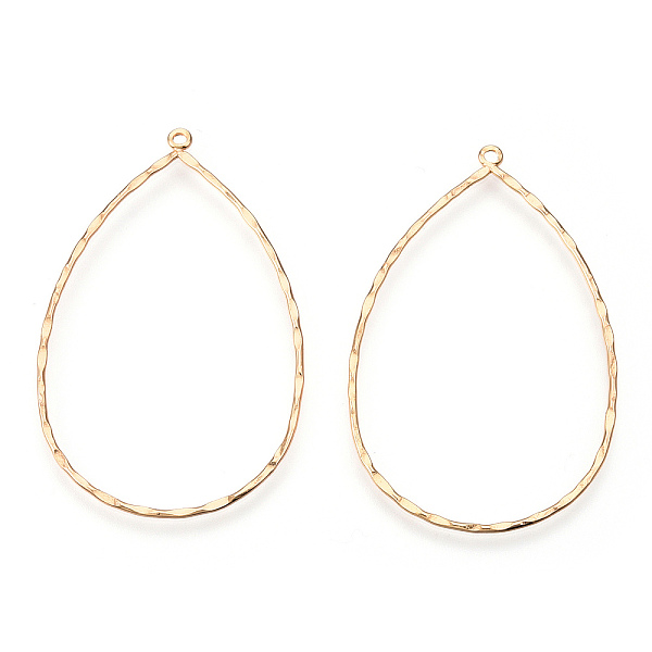 PandaHall Long-Lasting Plated Brass Big Pendants, Nickel Free, Textured Teardrop, Real 18K Gold Plated, 41x35x1mm, Hole: 1.8mm Brass...
PandaHall Long-Lasting Plated Brass Big Pendants, Nickel Free, Textured Teardrop, Real 18K Gold Plated, 41x35x1mm, Hole: 1.8mm Brass...