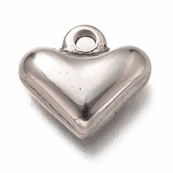 PandaHall 304 Stainless Steel Charms, Heart, Stainless Steel Color, 11x12x3.5mm, Hole: 1.6mm 304 Stainless Steel Heart
PandaHall 304 Stainless Steel Charms, Heart, Stainless Steel Color, 11x12x3.5mm, Hole: 1.6mm 304 Stainless Steel Heart