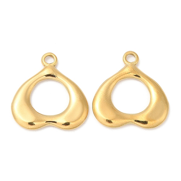 PandaHall 304 Stainless Steel Pendants, Heart Charm, Real 18K Gold Plated, 21.5x20x2mm, Hole: 2mm 304 Stainless Steel Heart
PandaHall 304 Stainless Steel Pendants, Heart Charm, Real 18K Gold Plated, 21.5x20x2mm, Hole: 2mm 304 Stainless Steel Heart