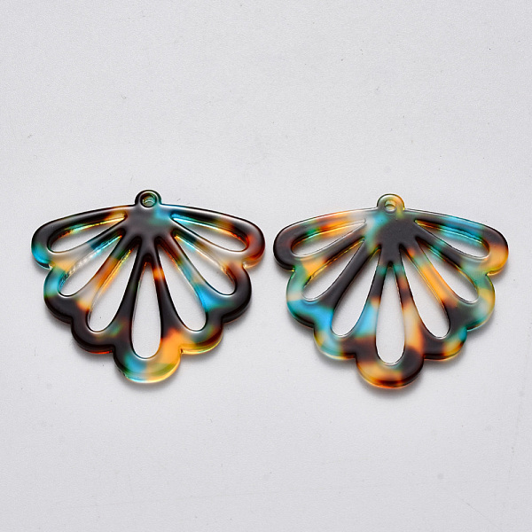 PandaHall Cellulose Acetate(Resin) Pendants, Fan, Mixed Color, 30.5x36x2.5mm, Hole: 1.4mm Cellulose Acetate Fan Multicolor
PandaHall Cellulose Acetate(Resin) Pendants, Fan, Mixed Color, 30.5x36x2.5mm, Hole: 1.4mm Cellulose Acetate Fan Multicolor