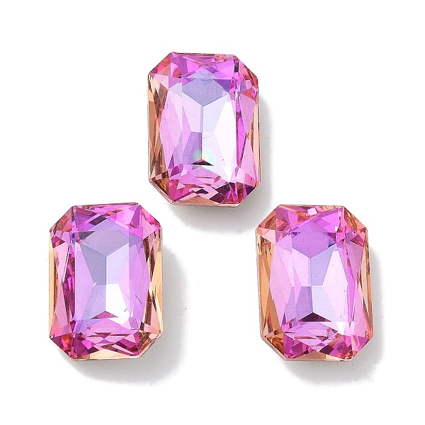 PandaHall Glass Rhinestone Cabochons, Point Back & Back Plated, Faceted, Rectangle, Fuchsia, 10x14x5mm Glass Rhinestone Rectangle Purple
PandaHall Glass Rhinestone Cabochons, Point Back & Back Plated, Faceted, Rectangle, Fuchsia, 10x14x5mm Glass Rhinestone Rectangle Purple