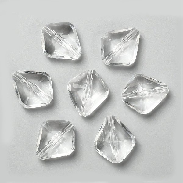 PandaHall Transparent Acrylic Beads, Faceted Rhombus, Clear, 23mm long, 20mm wide, 10mm thick, hole: 2mm Acrylic Rhombus Clear
PandaHall Transparent Acrylic Beads, Faceted Rhombus, Clear, 23mm long, 20mm wide, 10mm thick, hole: 2mm Acrylic Rhombus Clear