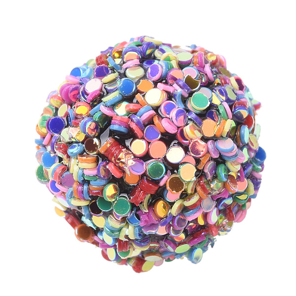 PandaHall Acrylic Beads, with Paillettes, Round, Colorful, 8x10mm, Hole: 2mm Acrylic Round
PandaHall Acrylic Beads, with Paillettes, Round, Colorful, 8x10mm, Hole: 2mm Acrylic Round