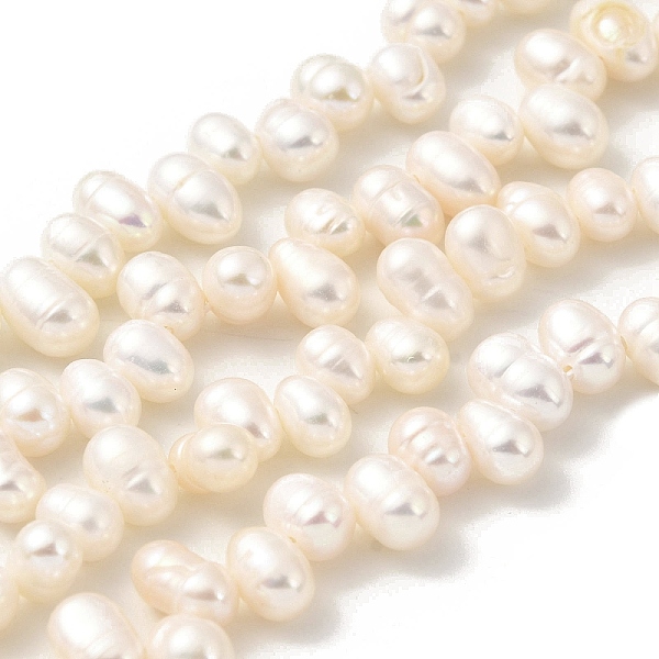 PandaHall Natural Cultured Freshwater Pearl Beads Strands, Top Drilled, Rice, Grade 3A++, Old Lace, 4~5mm, Hole: 0.5mm, about 43pcs/strand...
PandaHall Natural Cultured Freshwater Pearl Beads Strands, Top Drilled, Rice, Grade 3A++, Old Lace, 4~5mm, Hole: 0.5mm, about 43pcs/strand...