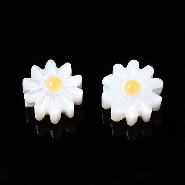 PandaHall Natural Freshwater Shell Beads, with Enamel, Flower, Gold, 6x3mm, Hole: 0.9mm Freshwater Shell Flower Gold
PandaHall Natural Freshwater Shell Beads, with Enamel, Flower, Gold, 6x3mm, Hole: 0.9mm Freshwater Shell Flower Gold