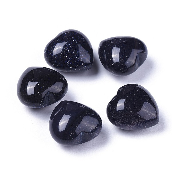 PandaHall Synthetic Blue Goldstone Beads, No Hole/Undrilled, Heart, 20x20x13~13.5mm Blue Goldstone Heart
PandaHall Synthetic Blue Goldstone Beads, No Hole/Undrilled, Heart, 20x20x13~13.5mm Blue Goldstone Heart