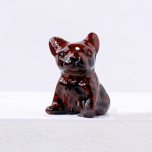 PandaHall Natural Mahogany Obsidian Dog Figurine Display Decorations, Energy Stone Ornaments, 20x30mm Mahogany Obsidian Dog
PandaHall Natural Mahogany Obsidian Dog Figurine Display Decorations, Energy Stone Ornaments, 20x30mm Mahogany Obsidian Dog
