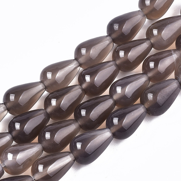 PandaHall Natural Grey Agate Beads Strands, Teardrop, Dark Gray, 14x9.5mm, Hole: 1.2mm, about 28pcs/strand, 15.55 inch(39.5cm) Grey Agate...
PandaHall Natural Grey Agate Beads Strands, Teardrop, Dark Gray, 14x9.5mm, Hole: 1.2mm, about 28pcs/strand, 15.55 inch(39.5cm) Grey Agate...