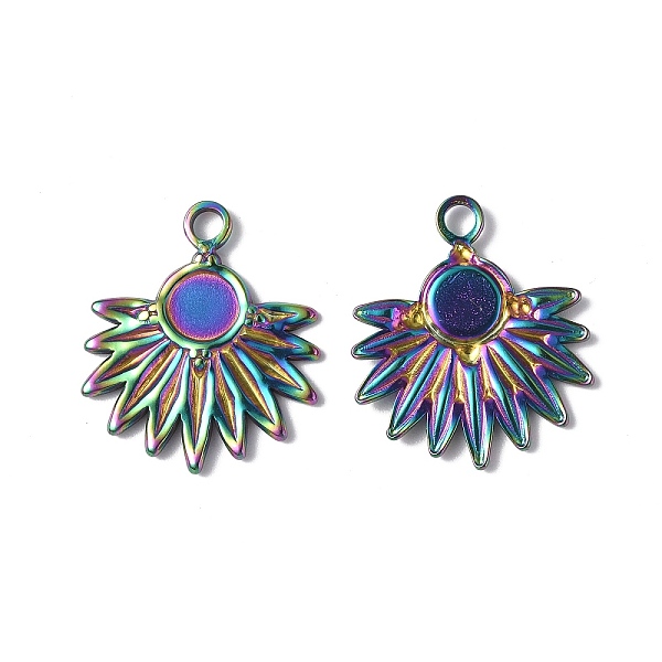 PandaHall Ion Plating(IP) 304 Stainless Steel Pendant Cabochon Settings, Flower, Rainbow Color, 24x20.5x2mm, Hole: 2.3mm, Tray: 6mm 304...
PandaHall Ion Plating(IP) 304 Stainless Steel Pendant Cabochon Settings, Flower, Rainbow Color, 24x20.5x2mm, Hole: 2.3mm, Tray: 6mm 304...