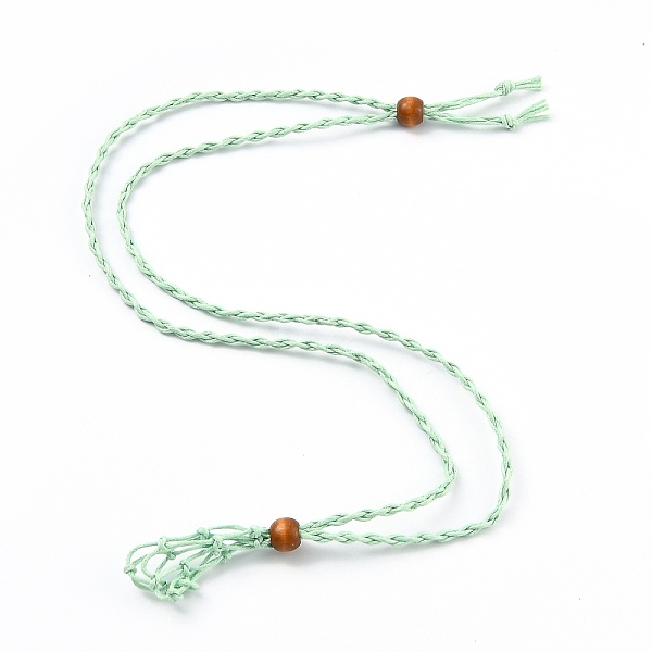 PandaHall Necklace Makings, with Wax Cord and Wood Beads, Aquamarine, 28-3/8 inch(72~80cm) Waxed Cord Green
PandaHall Necklace Makings, with Wax Cord and Wood Beads, Aquamarine, 28-3/8 inch(72~80cm) Waxed Cord Green