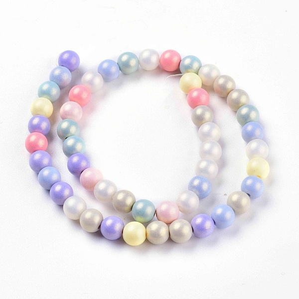 PandaHall Spray Painted Resin Beads Strands, Rubberized Style, Round, Colorful, 7.7x7.4mm, Hole: 1.5mm, about 50pcs/Strand, 14.57''(37cm)...
PandaHall Spray Painted Resin Beads Strands, Rubberized Style, Round, Colorful, 7.7x7.4mm, Hole: 1.5mm, about 50pcs/Strand, 14.57''(37cm)...