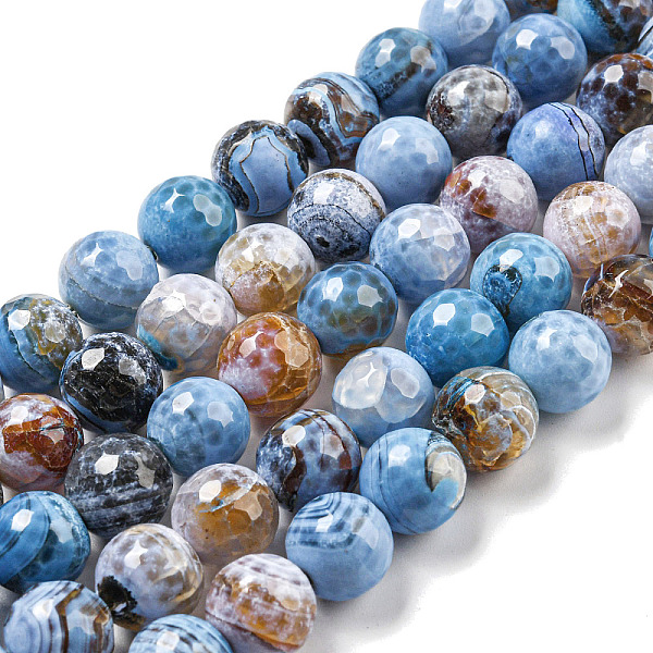 PandaHall Faceted Natural Fire Crackle Agate Beads Strands, Round, Dyed & Heated, Dodger Blue, 11.5mm, Hole: 1.6mm, about 31pcs/strand...
PandaHall Faceted Natural Fire Crackle Agate Beads Strands, Round, Dyed & Heated, Dodger Blue, 11.5mm, Hole: 1.6mm, about 31pcs/strand...