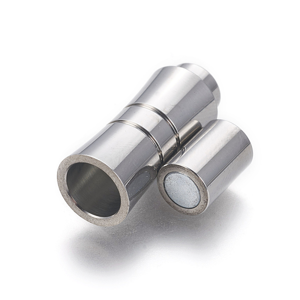 PandaHall 304 Stainless Steel Magnetic Clasps with Glue-in Ends, Column, Stainless Steel Color, 26x9.5mm, Hole: 6mm 304 Stainless Steel...
PandaHall 304 Stainless Steel Magnetic Clasps with Glue-in Ends, Column, Stainless Steel Color, 26x9.5mm, Hole: 6mm 304 Stainless Steel...
