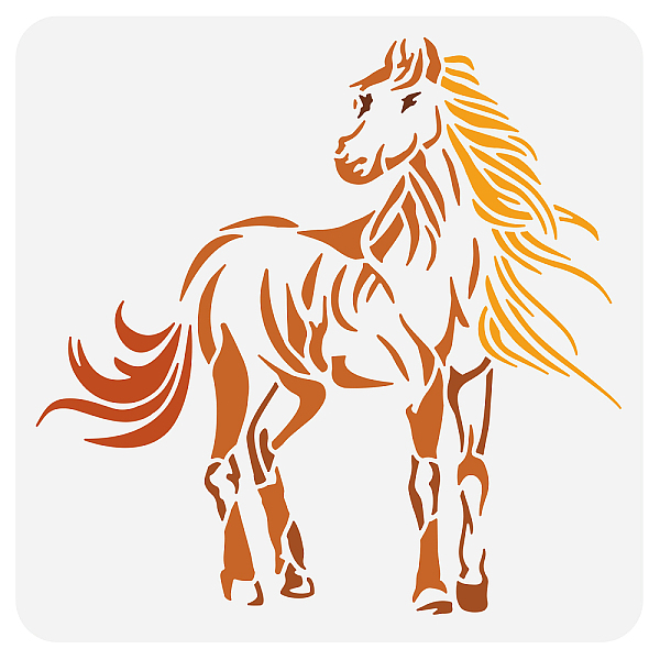 PandaHall FINGERINSPIRE Horse Drawing Stencil 11.8x11.8 inch Hollow Out Horse with Long Hair Stencil Reusable Plastic Animal Stencil...
PandaHall FINGERINSPIRE Horse Drawing Stencil 11.8x11.8 inch Hollow Out Horse with Long Hair Stencil Reusable Plastic Animal Stencil...