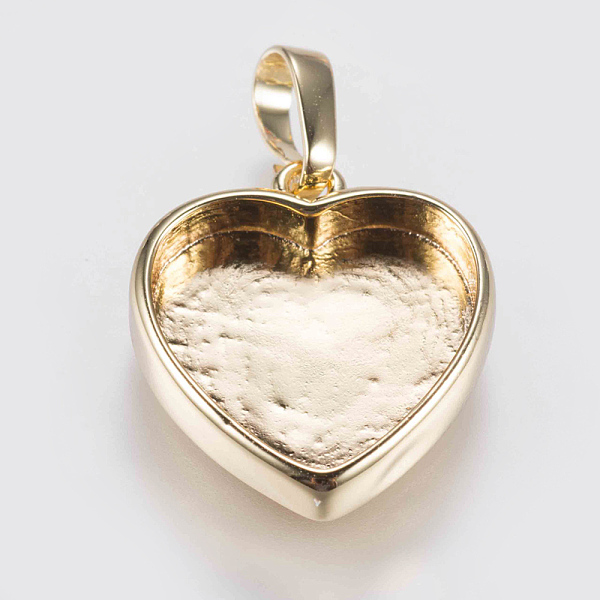 PandaHall Brass Pendant Cabochon Settings, Plain Edge Bezel Cups, Long-Lasting Plated, Heart, Golden, 17x15x3.5mm, Hole: 3x5mm, Tray...
PandaHall Brass Pendant Cabochon Settings, Plain Edge Bezel Cups, Long-Lasting Plated, Heart, Golden, 17x15x3.5mm, Hole: 3x5mm, Tray...