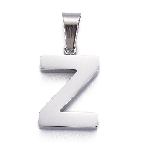 PandaHall 304 Stainless Steel Letter Pendants, Manual Polishing, Alphabet, Stainless Steel Color, Letter.Z, 18.5x12.5x4mm, Hole: 6.5x3.5mm...
PandaHall 304 Stainless Steel Letter Pendants, Manual Polishing, Alphabet, Stainless Steel Color, Letter.Z, 18.5x12.5x4mm, Hole: 6.5x3.5mm...
