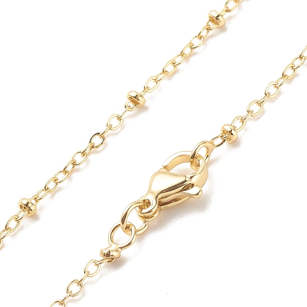 PandaHall Brass Satellite Chains Necklace for Women, Cadmium Free & Lead Free, Real 18K Gold Plated, 18.11 inch(46cm) Brass
PandaHall Brass Satellite Chains Necklace for Women, Cadmium Free & Lead Free, Real 18K Gold Plated, 18.11 inch(46cm) Brass