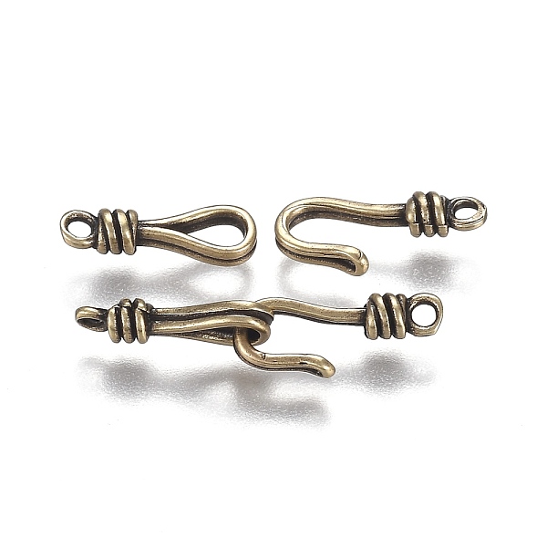 PandaHall Brass Hook and Eye Clasps, Long-Lasting Plated, Antique Bronze, Eye: 13.5x4.5x3mm, Hole: 1.4mm, Hook: 13.5x5.5x3mm, Hole: 1.4mm...
PandaHall Brass Hook and Eye Clasps, Long-Lasting Plated, Antique Bronze, Eye: 13.5x4.5x3mm, Hole: 1.4mm, Hook: 13.5x5.5x3mm, Hole: 1.4mm...