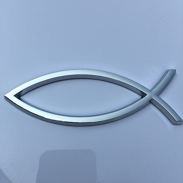 PandaHall Waterproof 3D Jesus Fish ABS Plastic Self Adhesive Sticker, Car Sticker Decals, DIY Car Decoration, None Pattern, 140x45mm Plastic..., Silver
PandaHall Waterproof 3D Jesus Fish ABS Plastic Self Adhesive Sticker, Car Sticker Decals, DIY Car Decoration, None Pattern, 140x45mm Plastic..., Silver