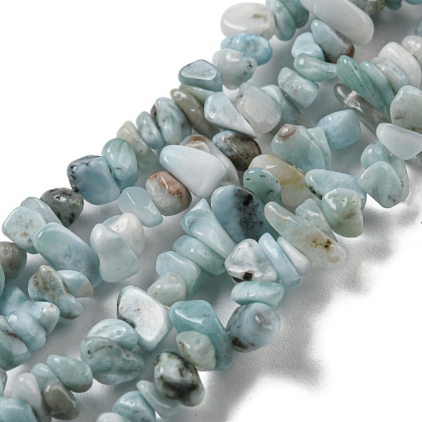 PandaHall Natural Larimar Beads Strands, Chip, 1.5~5x3~13x2~8mm, Hole: 0.6mm, 30.94~31.97''(78.6~81.2cm) Larimar Chip
PandaHall Natural Larimar Beads Strands, Chip, 1.5~5x3~13x2~8mm, Hole: 0.6mm, 30.94~31.97''(78.6~81.2cm) Larimar Chip