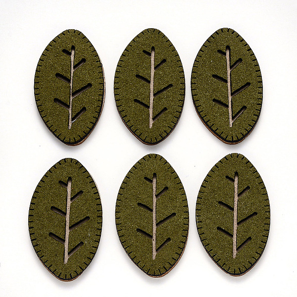 PandaHall Faux Suede Patches, Costume Ornament Accessories, for Magic Tape Hair Clip Making, Leaf, Dark Olive Green, 49x28x3mm Faux Suede...
PandaHall Faux Suede Patches, Costume Ornament Accessories, for Magic Tape Hair Clip Making, Leaf, Dark Olive Green, 49x28x3mm Faux Suede...