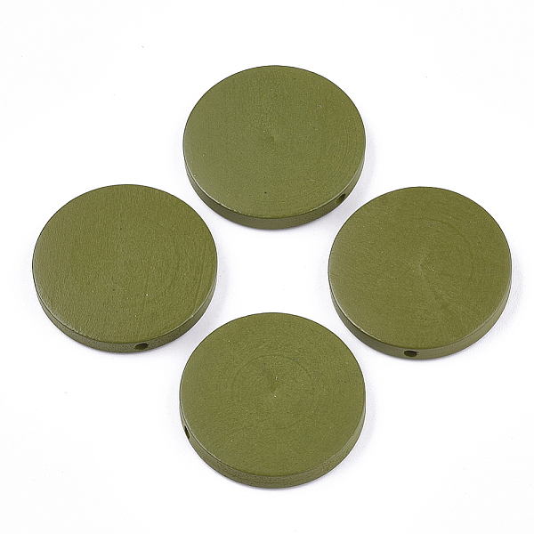 PandaHall Painted Natural Wood Beads, Flat Round, Olive, 30x5~5.5mm, Hole: 2mm Schima Wood Flat Round Green
PandaHall Painted Natural Wood Beads, Flat Round, Olive, 30x5~5.5mm, Hole: 2mm Schima Wood Flat Round Green