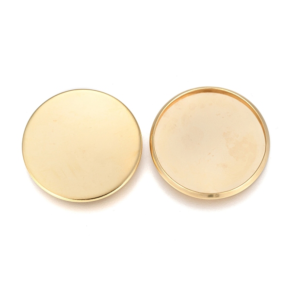PandaHall 304 Stainless Steel Plain Edge Bezel Cups, Cabochon Settings, Flat Round, Golden, Tray: 25mm, 26.5x2mm 304 Stainless Steel Flat...
PandaHall 304 Stainless Steel Plain Edge Bezel Cups, Cabochon Settings, Flat Round, Golden, Tray: 25mm, 26.5x2mm 304 Stainless Steel Flat...