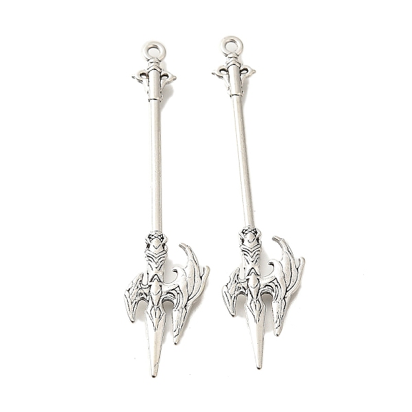PandaHall Tibetan Style Alloy Big Pendants, Cadmium Free & Lead Free, Halberd Charm, Antique Silver, 69x16x2.5mm, Hole: 1.5mm, about...
PandaHall Tibetan Style Alloy Big Pendants, Cadmium Free & Lead Free, Halberd Charm, Antique Silver, 69x16x2.5mm, Hole: 1.5mm, about...