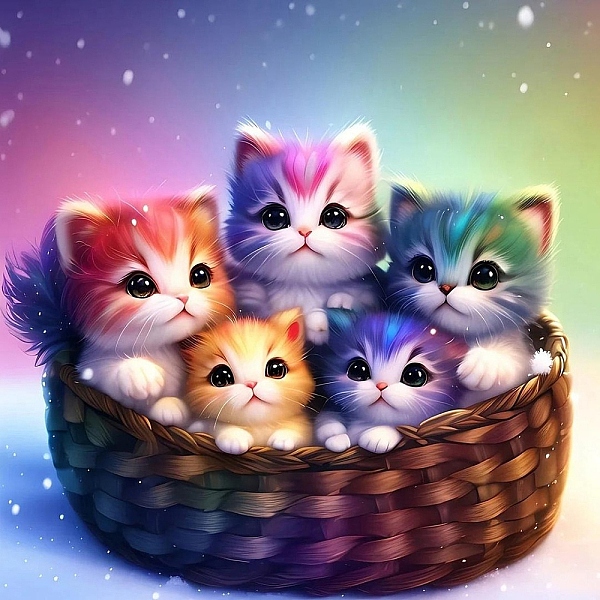 PandaHall DIY Cat Pattern Diamond Painting Kits, including Resin Rhinestones, Diamond Sticky Pen, Tray Plate & Glue Clay, Colorful...
PandaHall DIY Cat Pattern Diamond Painting Kits, including Resin Rhinestones, Diamond Sticky Pen, Tray Plate & Glue Clay, Colorful...