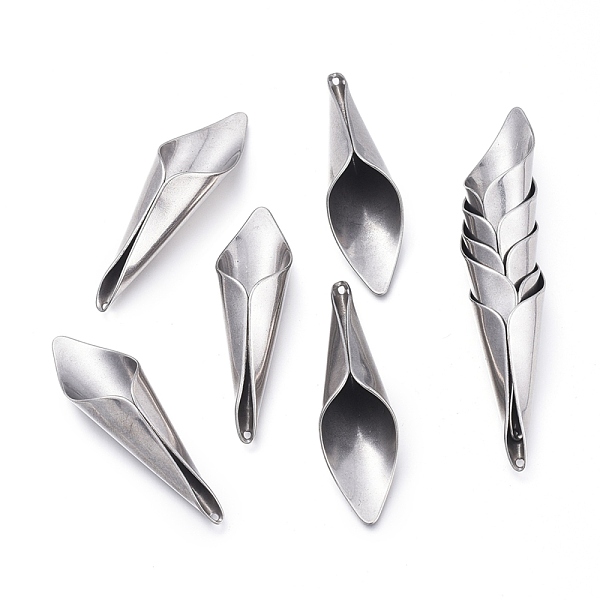 PandaHall 304 Stainless Steel Bead Cap Bails, Cone, Stainless Steel Color, 46.5x13x10.5mm, Hole: 1mm, Inner Diameter: 11x9mm 304 Stainless...
PandaHall 304 Stainless Steel Bead Cap Bails, Cone, Stainless Steel Color, 46.5x13x10.5mm, Hole: 1mm, Inner Diameter: 11x9mm 304 Stainless...