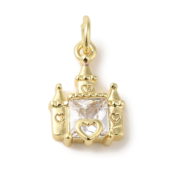 PandaHall Brass Micro Pave Clear Cubic Zirconia Pendants, Castle, Real 18K Gold Plated, 14.5x9.5x4mm, Hole: 3.2mm Brass+Cubic Zirconia...
PandaHall Brass Micro Pave Clear Cubic Zirconia Pendants, Castle, Real 18K Gold Plated, 14.5x9.5x4mm, Hole: 3.2mm Brass+Cubic Zirconia...