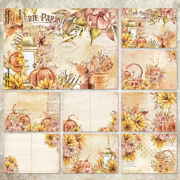 PandaHall 8 Sheets A5 Autumn Pumpkin Scrapbook Paper Pads, for DIY Album Scrapbook, Background Paper, Diary Decoration, Gold, 145x210mm...
PandaHall 8 Sheets A5 Autumn Pumpkin Scrapbook Paper Pads, for DIY Album Scrapbook, Background Paper, Diary Decoration, Gold, 145x210mm...
