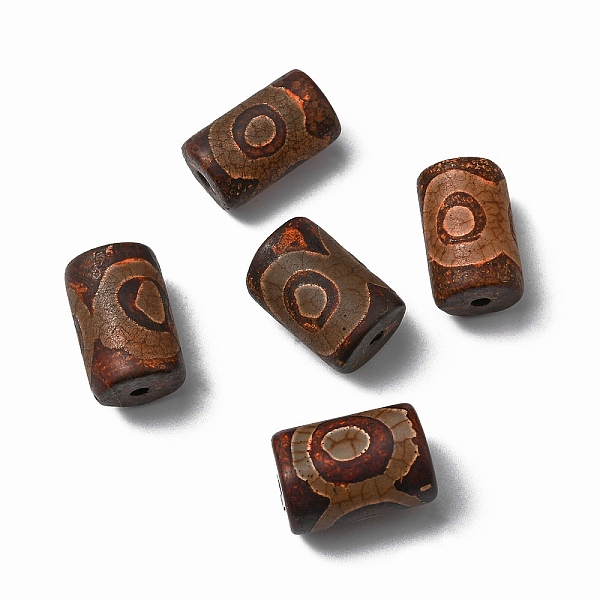 PandaHall Tibetan 3-Eye dZi Beads, Natural Agate Beads, Dyed & Heated, Column, Chocolate, 20~29x12~17mm, Hole: 2~3mm Tibetan Agate Column..., Brown
PandaHall Tibetan 3-Eye dZi Beads, Natural Agate Beads, Dyed & Heated, Column, Chocolate, 20~29x12~17mm, Hole: 2~3mm Tibetan Agate Column..., Brown