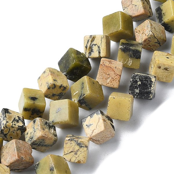 PandaHall Natural Yellow Turquoise(Jasper) Beads Strands, Rhombus, 8x8x6mm, Hole: 0.8mm, about 47pcs/strand, 15.55 inch(39.5cm) Yellow...
PandaHall Natural Yellow Turquoise(Jasper) Beads Strands, Rhombus, 8x8x6mm, Hole: 0.8mm, about 47pcs/strand, 15.55 inch(39.5cm) Yellow...