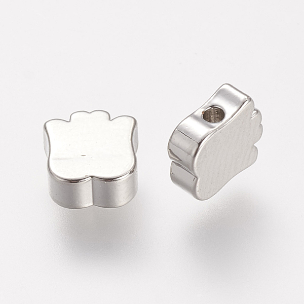 PandaHall Brass Beads, Flower, Real Platinum Plated, 6.5x6x3mm, Hole: 1mm Brass Flower
PandaHall Brass Beads, Flower, Real Platinum Plated, 6.5x6x3mm, Hole: 1mm Brass Flower