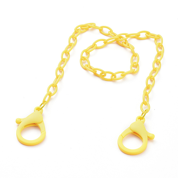 PandaHall Personalized ABS Plastic Cable Chain Necklaces, Handbag Chains, with Plastic Lobster Claw Clasps, Yellow, 22.24 inch(56.5cm)...
PandaHall Personalized ABS Plastic Cable Chain Necklaces, Handbag Chains, with Plastic Lobster Claw Clasps, Yellow, 22.24 inch(56.5cm)...