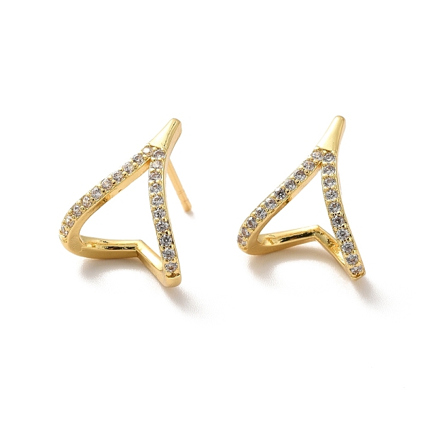 PandaHall Clear Cubic Zirconia Twist Heart Stud Earrings, Long-Lasting Plated Brass Half Hoop Earrings for Women, Cadmium Free & Lead Free...
PandaHall Clear Cubic Zirconia Twist Heart Stud Earrings, Long-Lasting Plated Brass Half Hoop Earrings for Women, Cadmium Free & Lead Free...